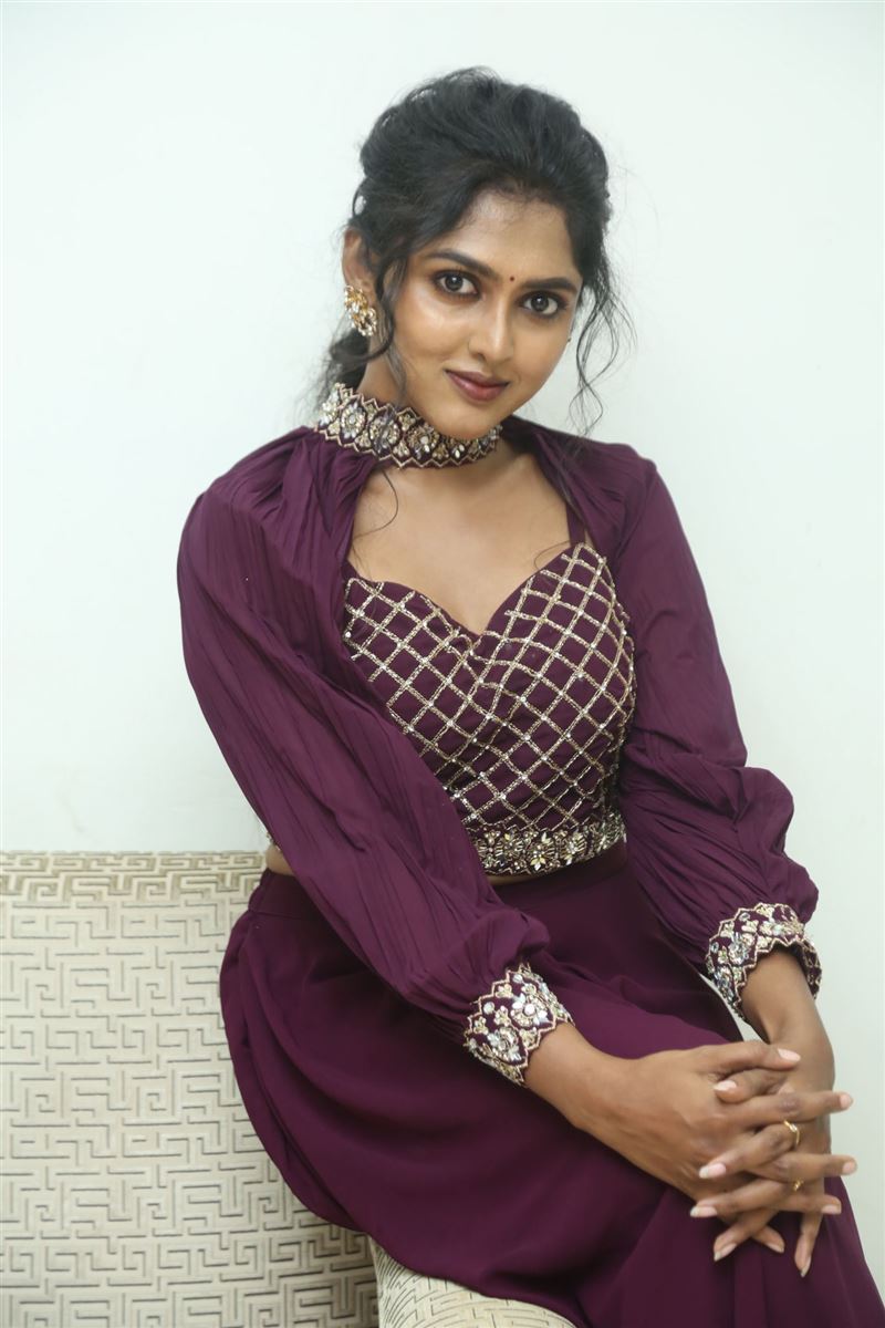 Telugu Actress Charishma Shreekar at Lakshmi Kataksham Movie Launch